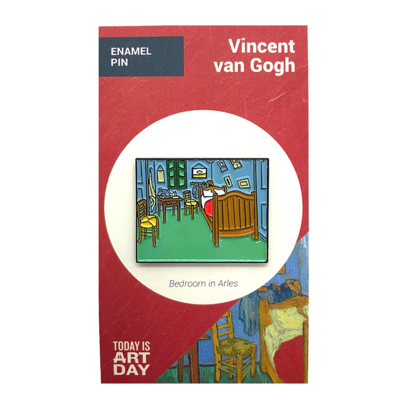 Van Gogh Enamel Pin – Bedroom in Arles