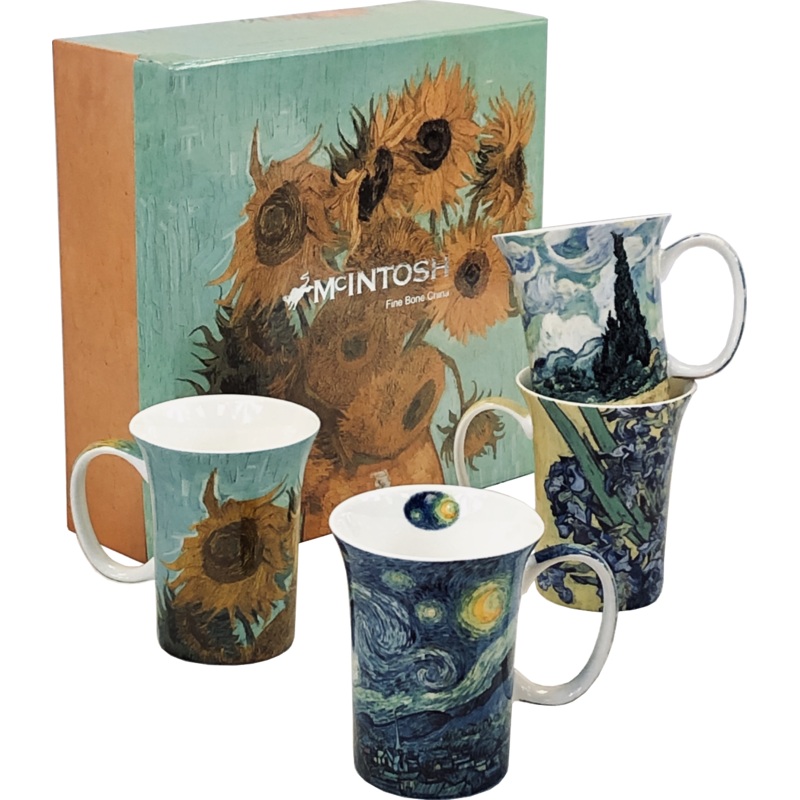 Vincent van Gogh: Set of 4 Mugs