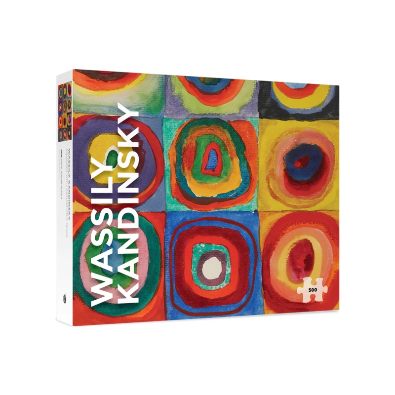 Wassily Kandinsky: Squares with Concentric Circles Puzzle
