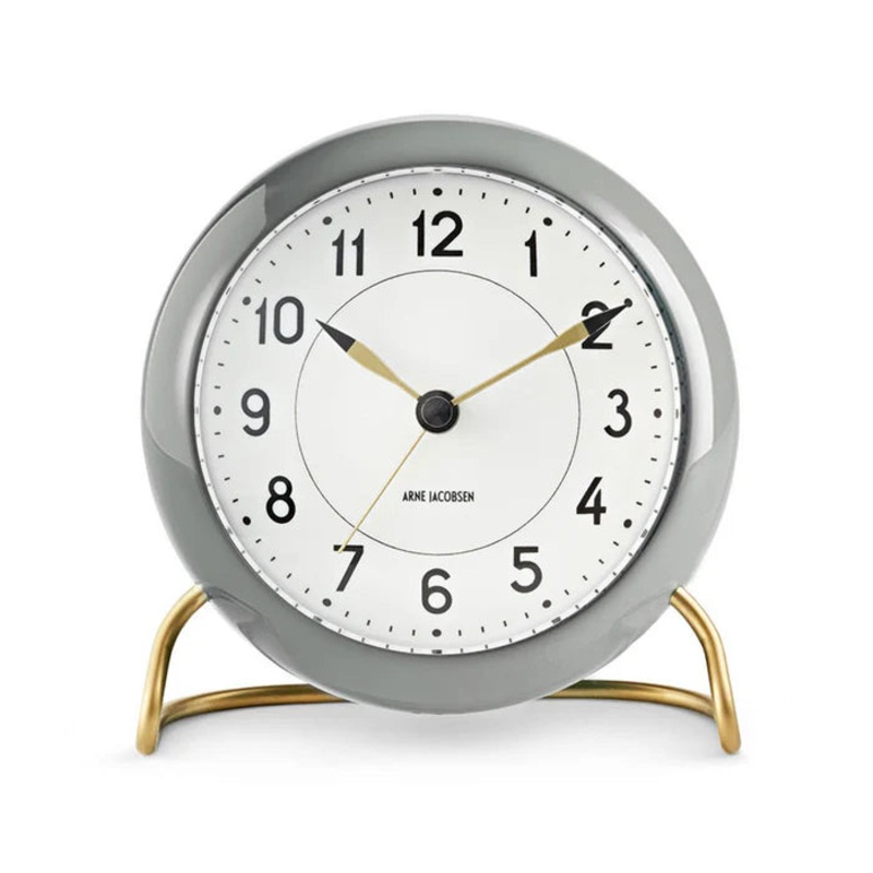 Arne Jacobsen Station Alarm Clock – Grey