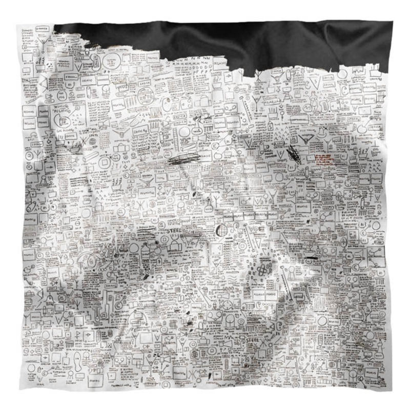 Basquiat Pegasus Silk Scarf