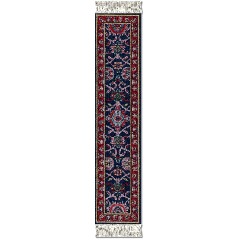 Deep Blue Bergamo BookRug Bookmark