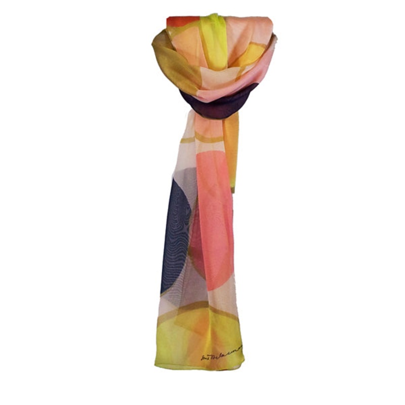 Delaunay Ronds Silk Scarf