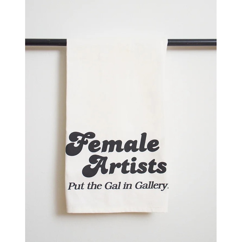 Gal in Gallery Tea Towel