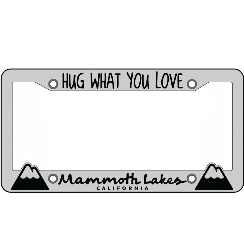 Mammoth Lakes License Plate Frame