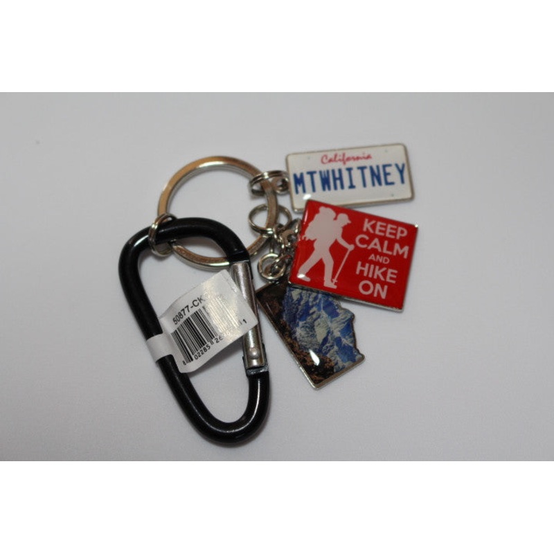 Mt. Whitney Charm Keychain