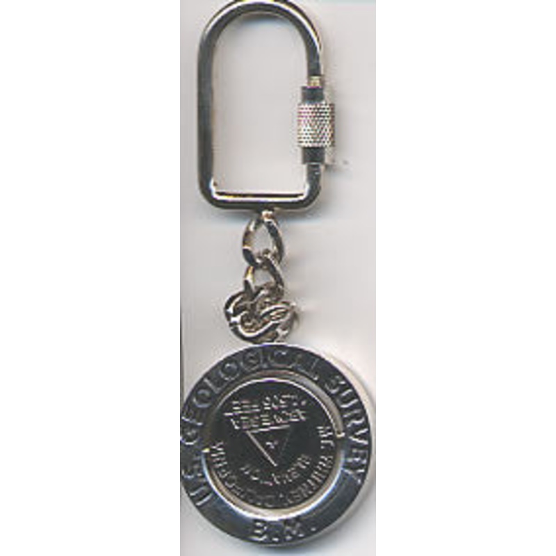 Mt. Whitney Spin Benchmark Keychain