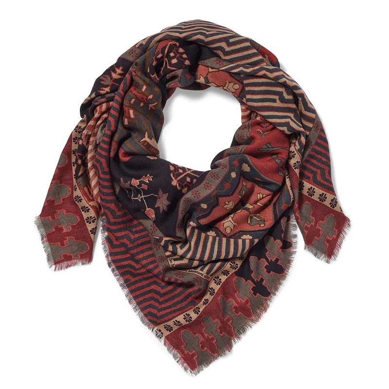 Persian Garden Oversized Square Scarf