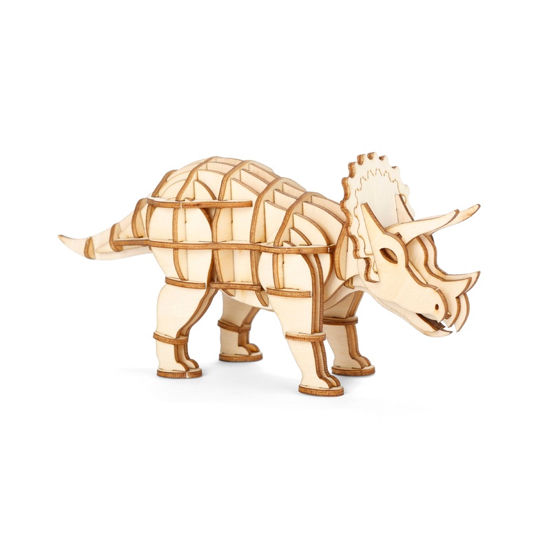 Triceratops 3D Wooden Puzzle