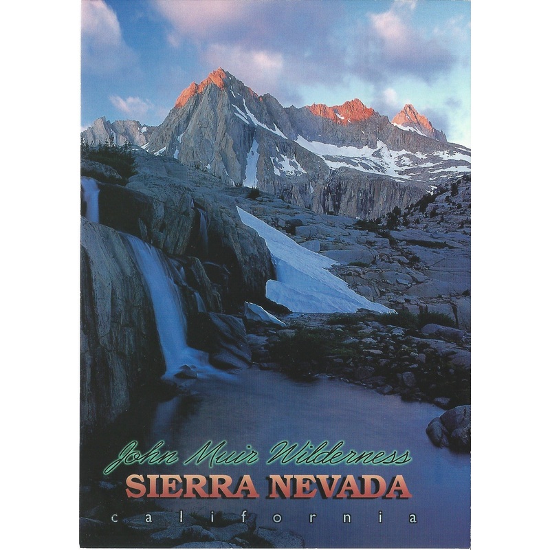 5X7 JMT Sierra Nevada Wilderness Postcard-QTY=50