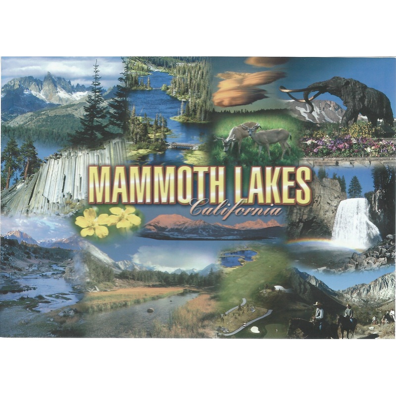 5X7 Mammoth Lakes Collage Postcard-QTY=50