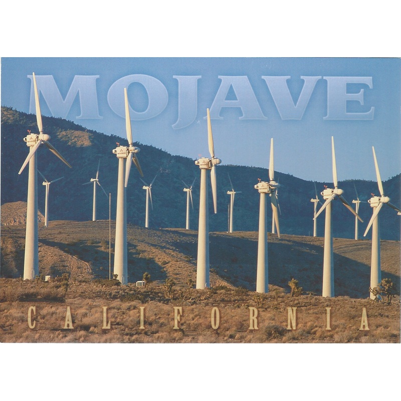 5X7 Mojave Windmills Postcard-QTY=50