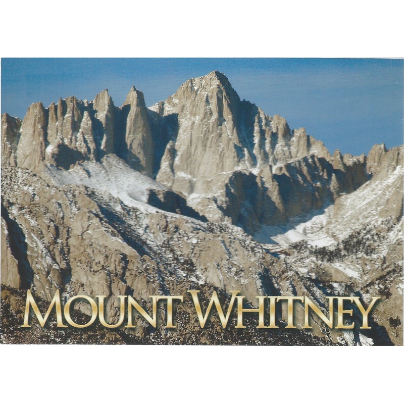 5X7 Mt. Whitney Peak Postcard-QTY=50