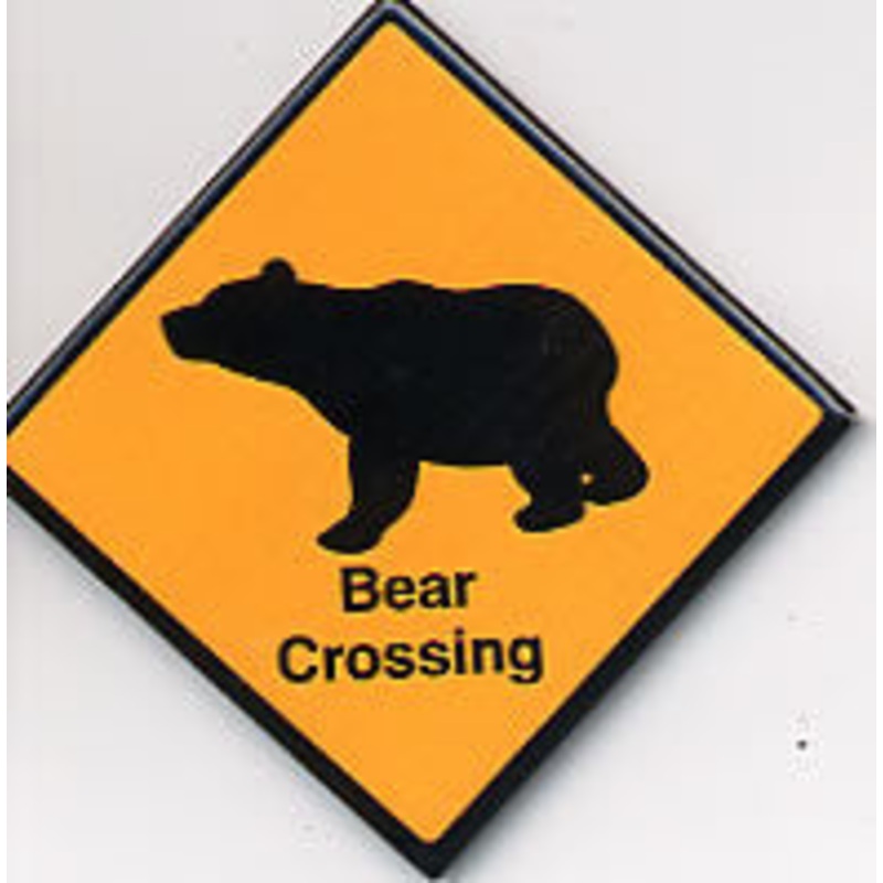 Bear Crossing Magnet-QTY=10