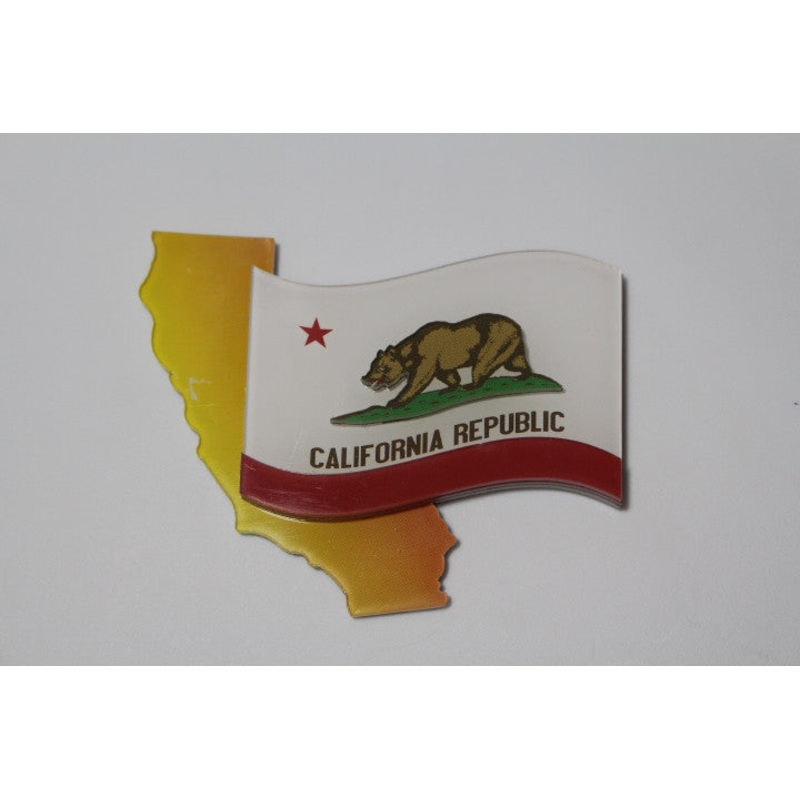 California State Flag Acrylic Magnet-QTY=12