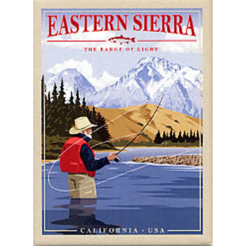 Eastern Sierra Retro Magnet – QTY=12