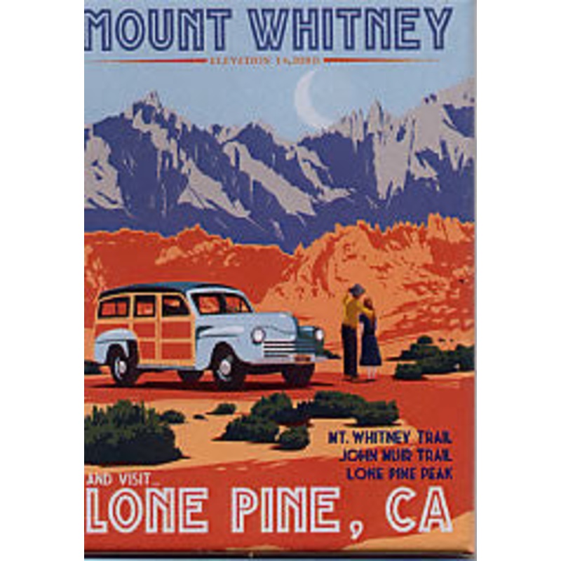 Lone Pine Retro Magnet – QTY=12