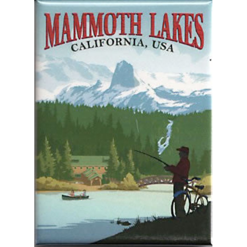 Mammoth Lakes Retro Magnet – QTY=12