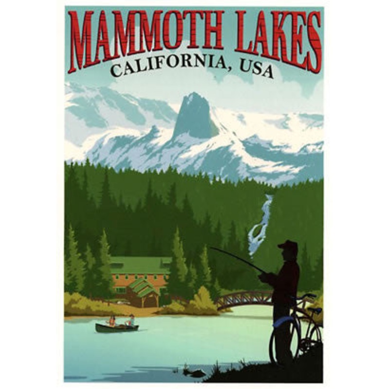 Mammoth Lakes Retro Poster