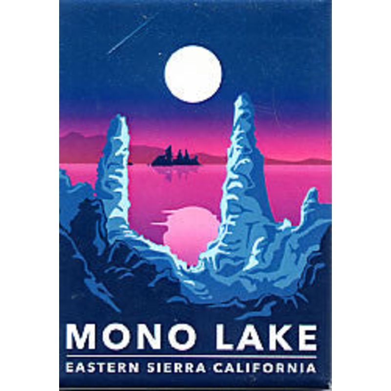 Mono Lake Retro Magnet- QTY=12