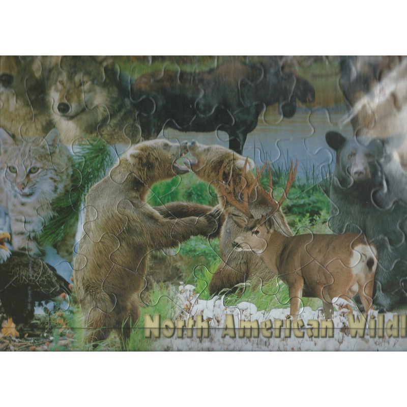 North American Wildlife Kids Puzzle