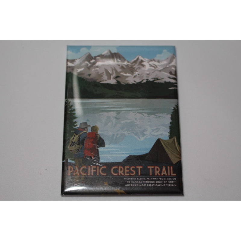 Pacific Crest Trail Retro Magnet -QTY=12