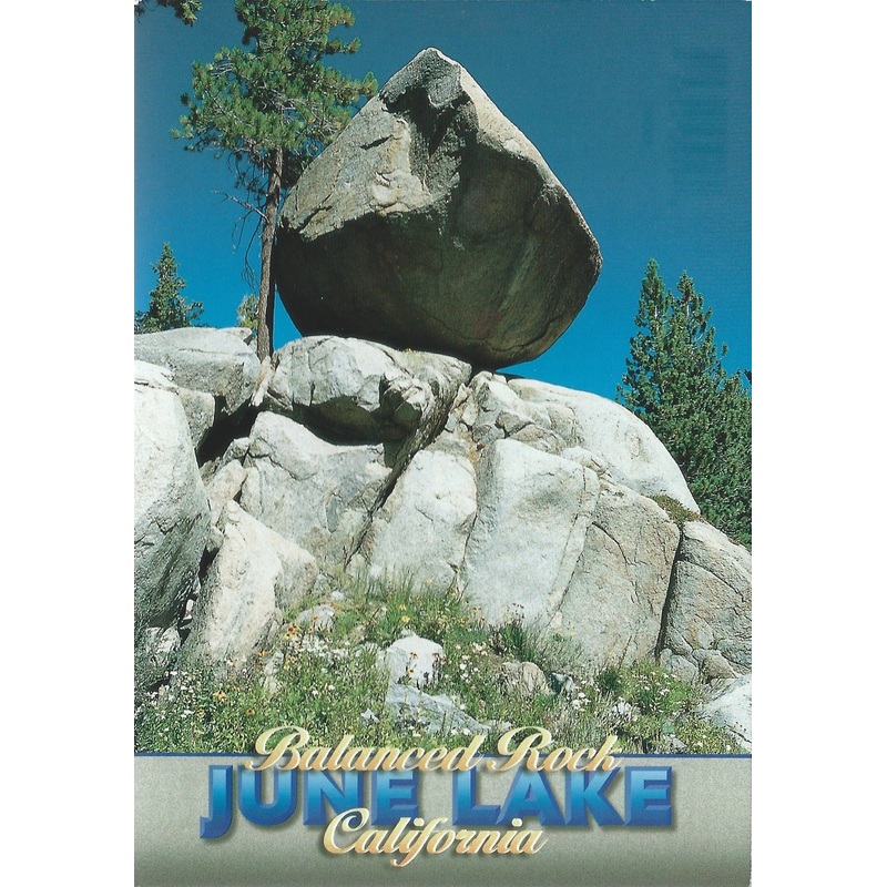Balanced Rock June Lake Postcard-QTY=50