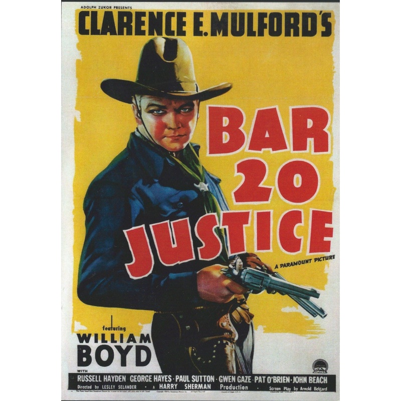 Bar 20 Justice Postcard-QTY=50