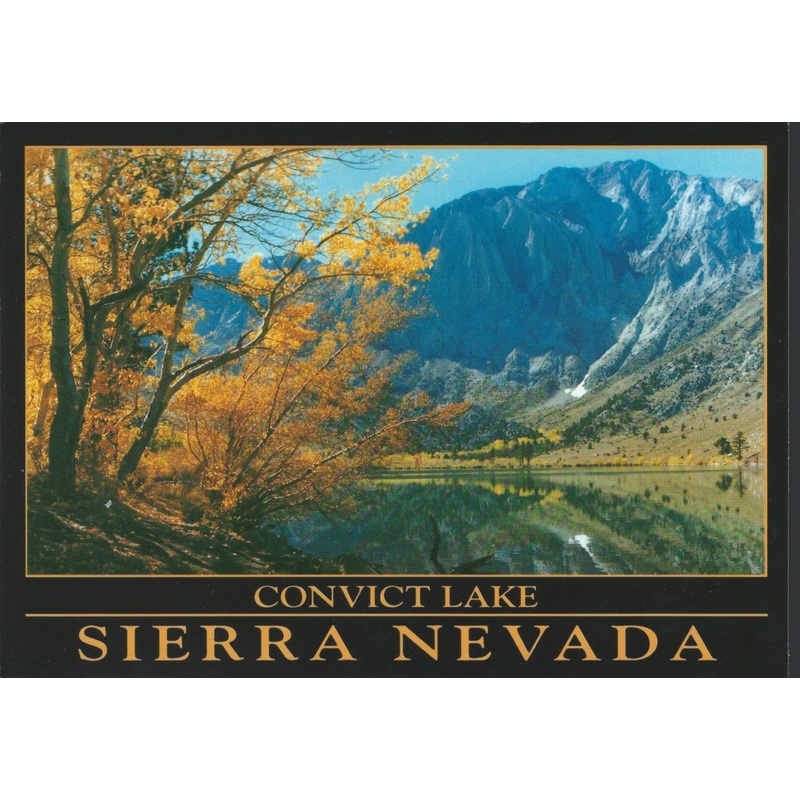Convict Lake Fall Postcard-QTY=50