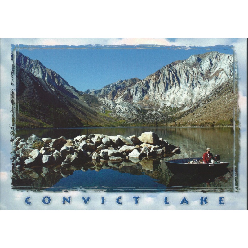 Convict Lake Fisherman Postcard-QTY=50