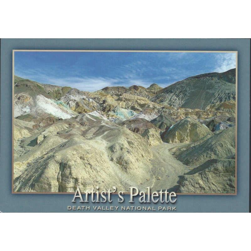 Death Valley Artist’s Palette Postcard-QTY=50