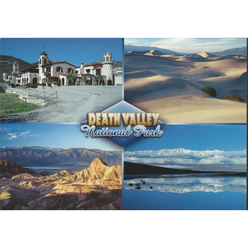 Death Valley Collage Postcard-QTY=50