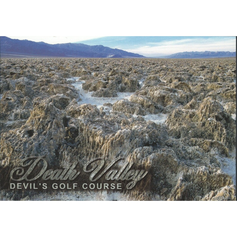 Devil’s Golf Course Death Valley Postcard-QTY=50