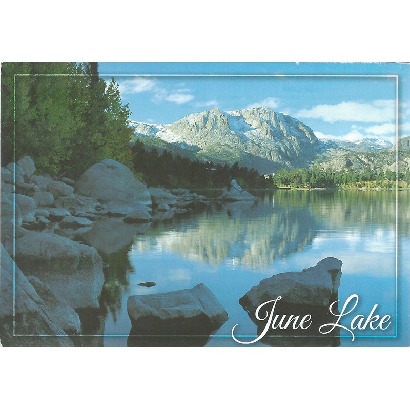 June Lake Winter Postcard-QTY=50