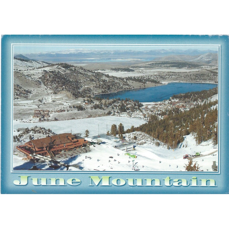 June Mountain Ski Area Postcard-QTY=50