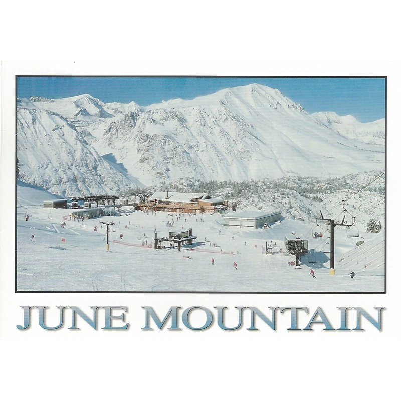 June Mountain Ski Postcard-QTY=50