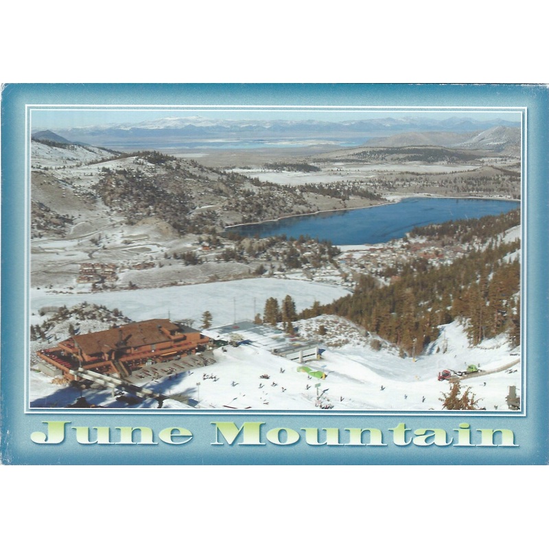 June Mountain Ski Resort Postcard-QTY=50