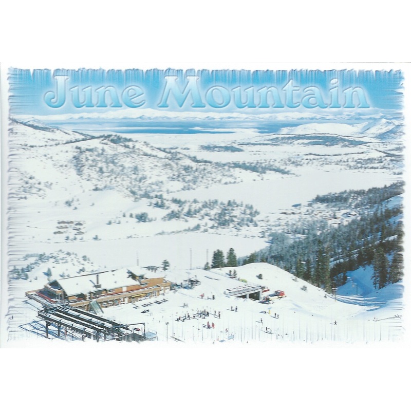June Mountain Snow Postcard-QTY=50