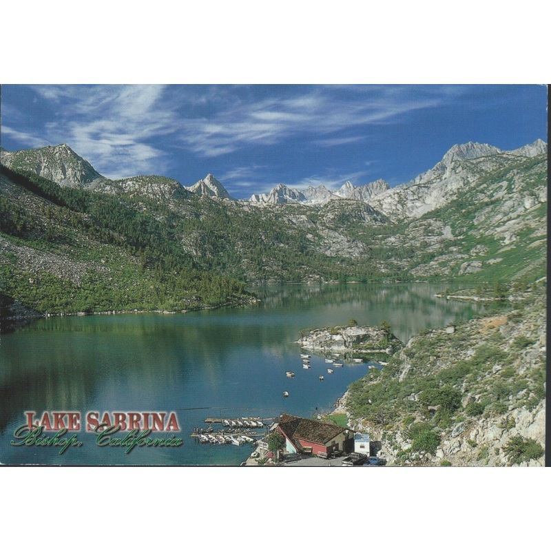 Lake Sabrina Valley Postcard-QTY=50