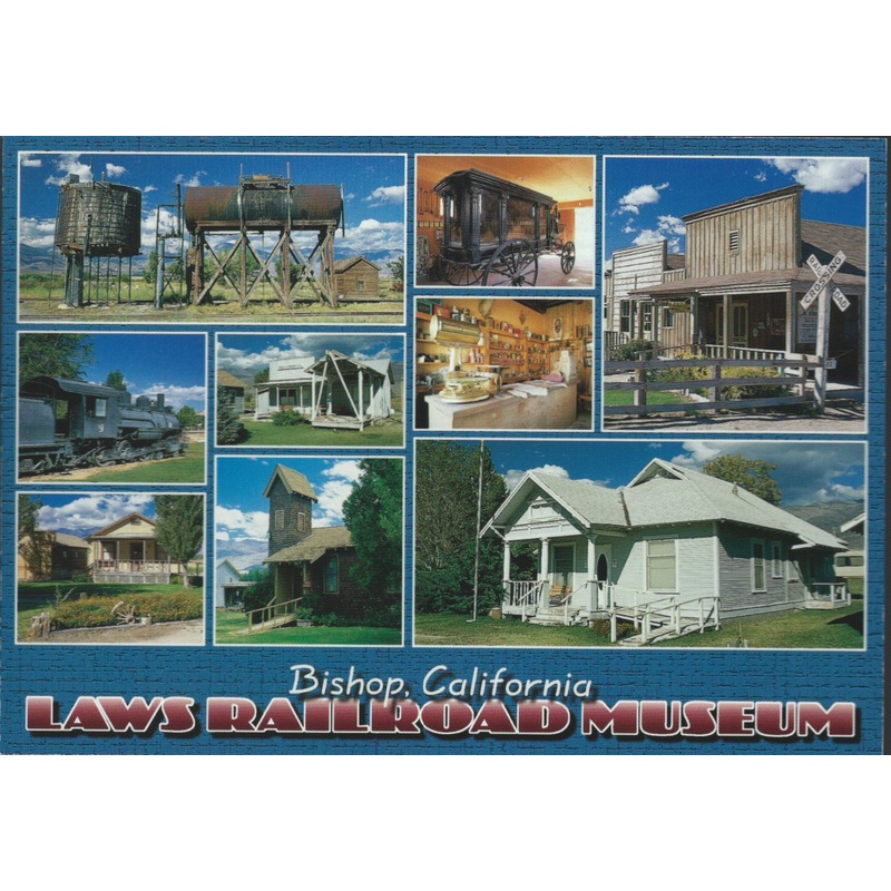 Laws Railroad Museum Bishop Postcard-QTY=50