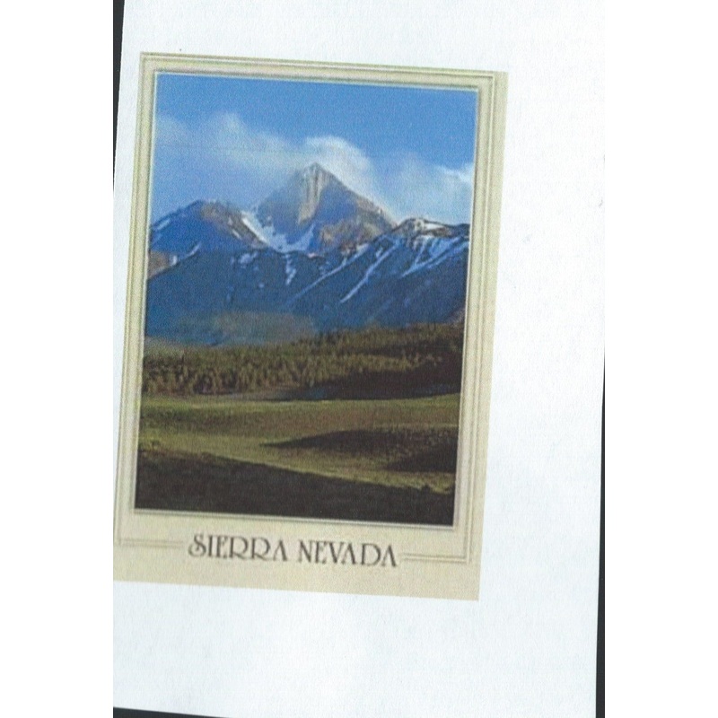 Sierra Navada Peak Postcard-QTY=50