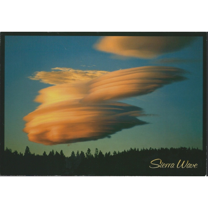 Sierra Nevada Clouds Postcard-QTY=50