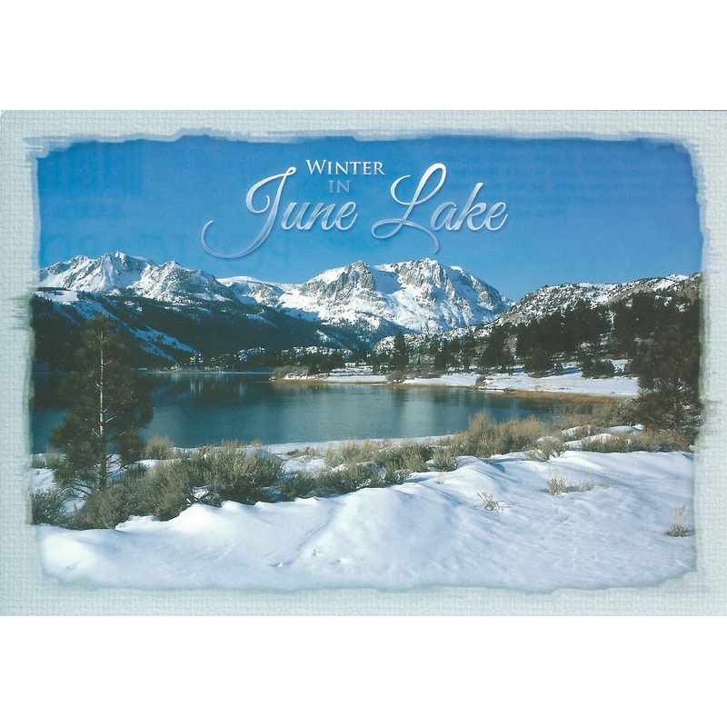 Winter June Lake Postcard-QTY=50