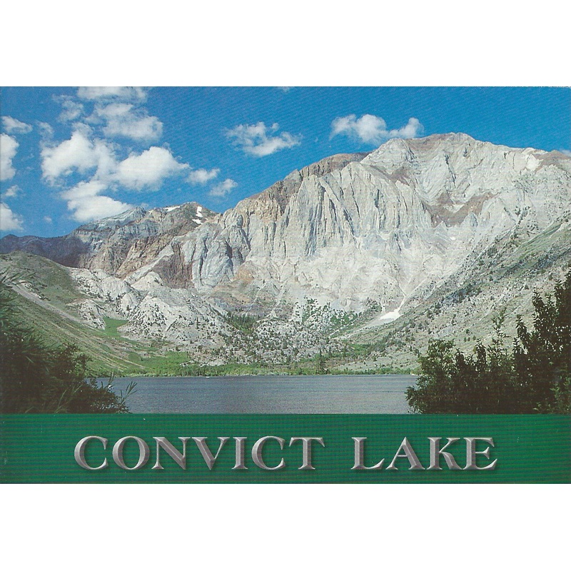 Convict Lake Mammoth Peak Postcard-QTY=50