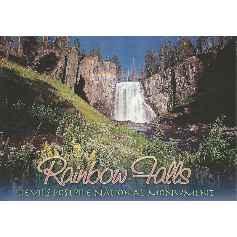 Devil’s Postpile Rainbow Falls Postcard-QTY=50