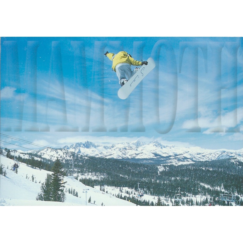 Mammoth Big Snowboard Air Postcard-QTY=50