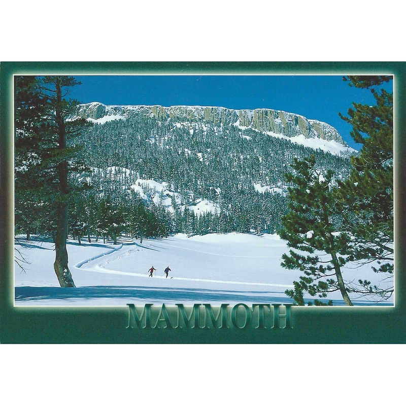 Mammoth Cross Country Skiing Winter Postcard-QTY=50