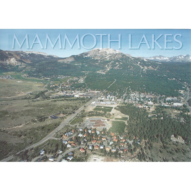Mammoth Lakes Aerial Town Postcard-QTY=50