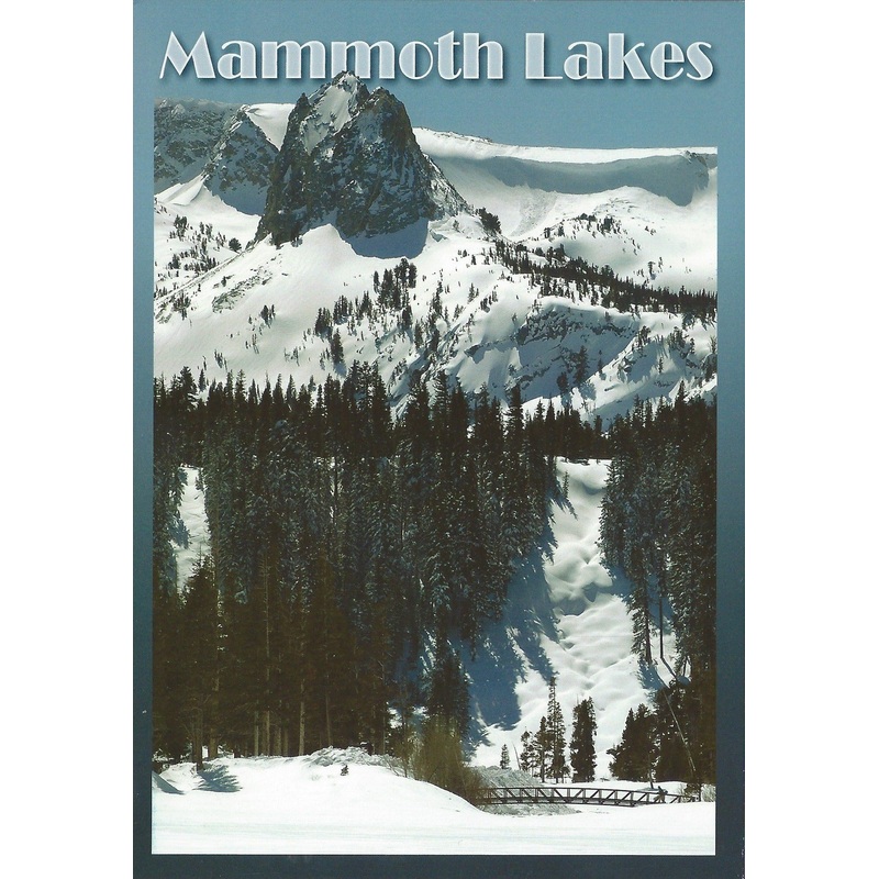 Mammoth Lakes Ski Trail Postcard-QTY=50