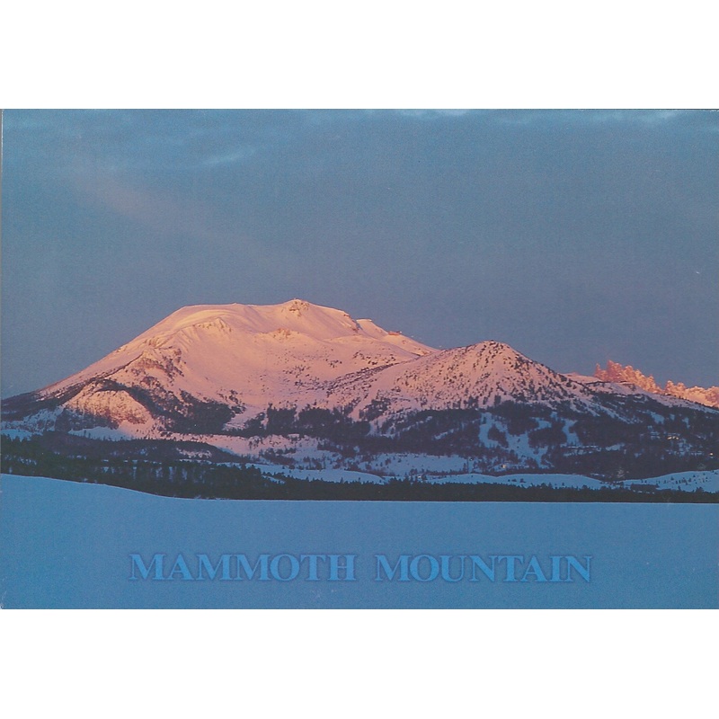 Mammoth Lakes Winter Evening Postcard-QTY=50